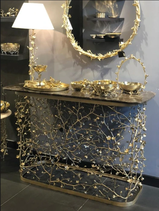Solid Gold Plated Handles